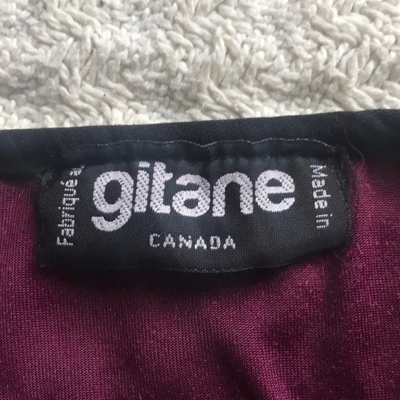 Red plum Velvet Mini Dress Half Sleeve size XXL - Picture 9 of 11